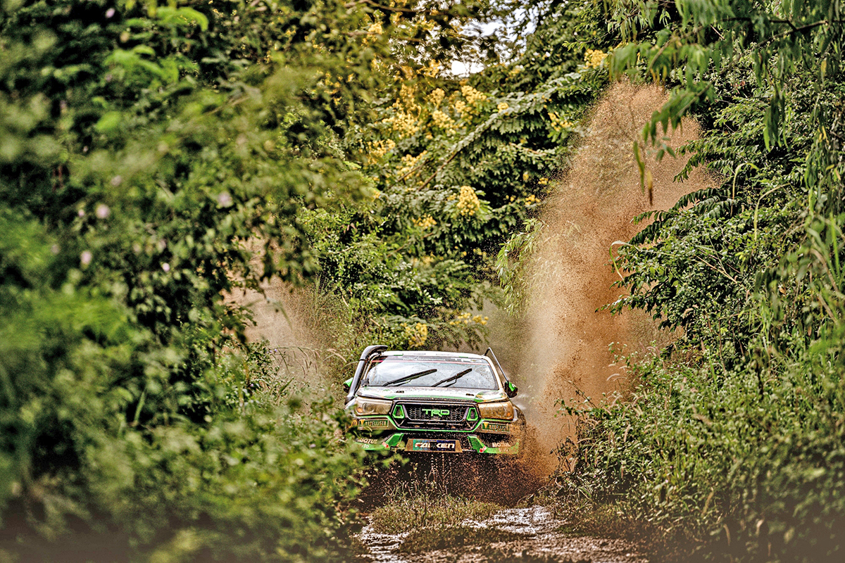 下過雨對於媒體而言就很興奮，水花噴濺的畫面非常有張力©Toyota Gazoo Racing Team Thailand