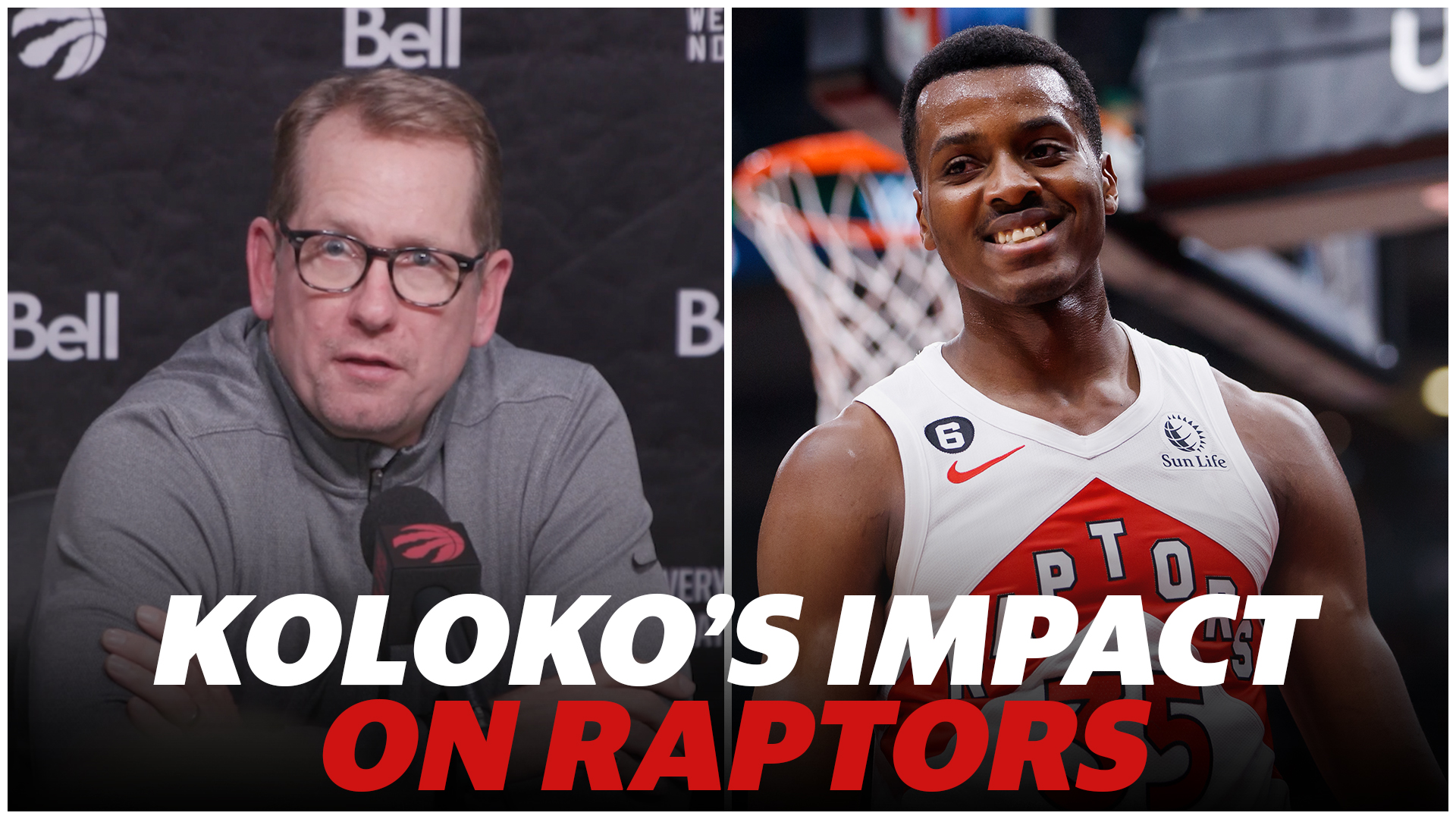 Raptors draft pick Christian Koloko draws praise from Nick Nurse