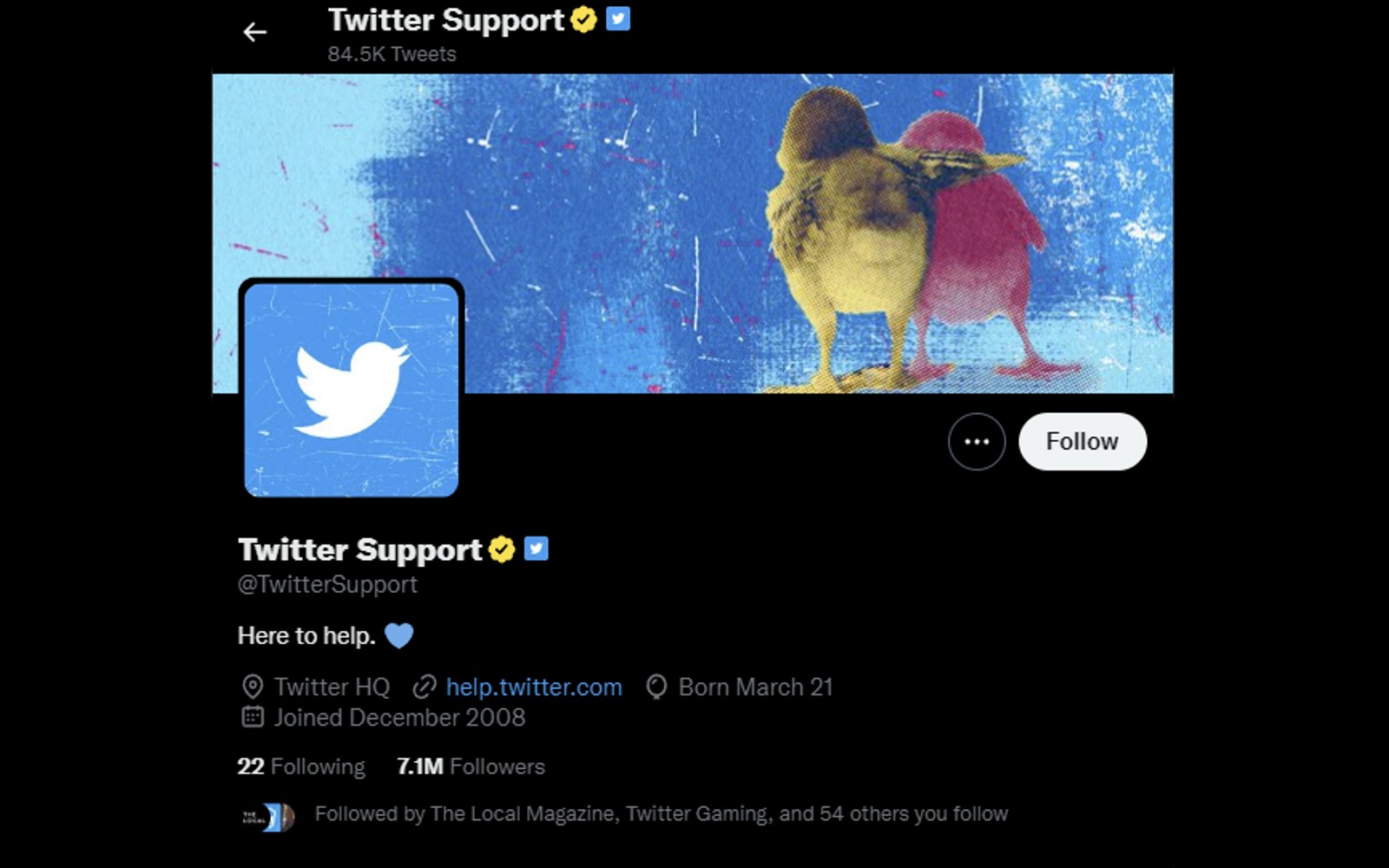 Twitter Support