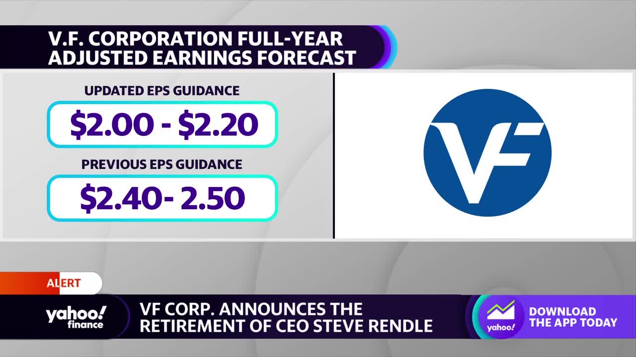 VF Corp. Stock Drops on Profit Warning, CEO's Exit - Barrons