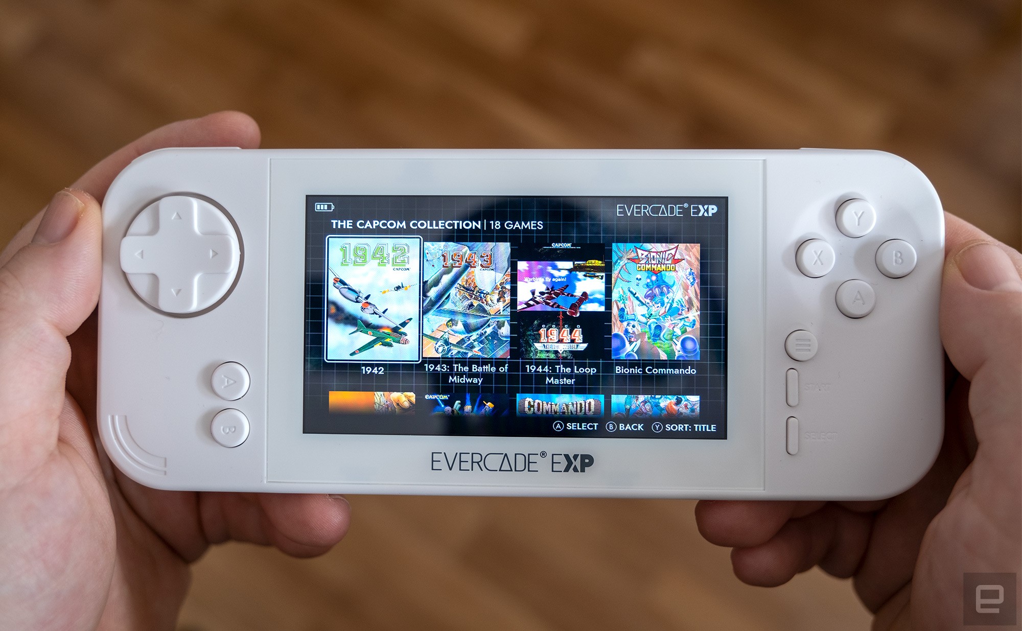 Evercade EXP retro gaming handheld