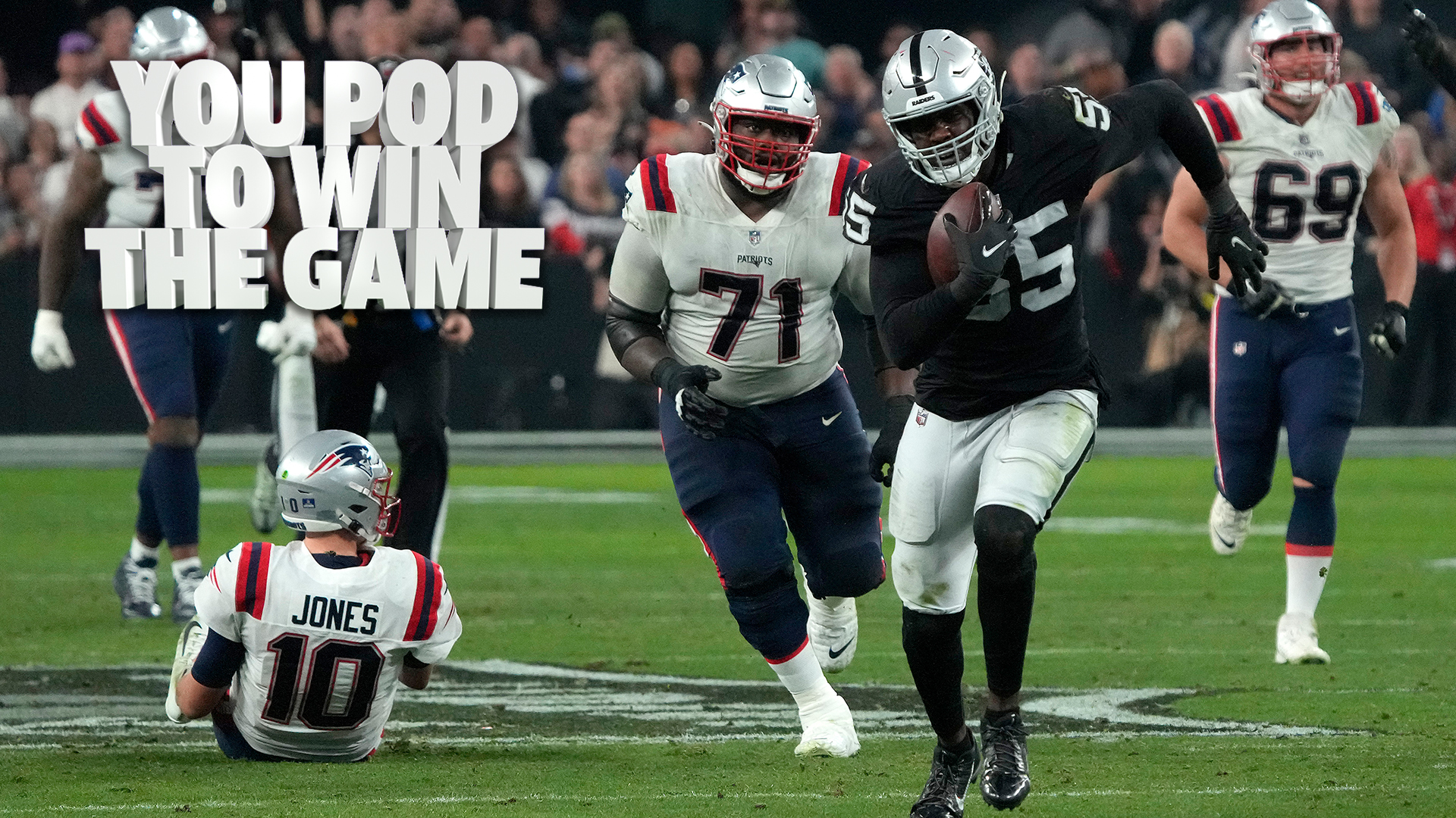 las vegas raiders stun new england patriots