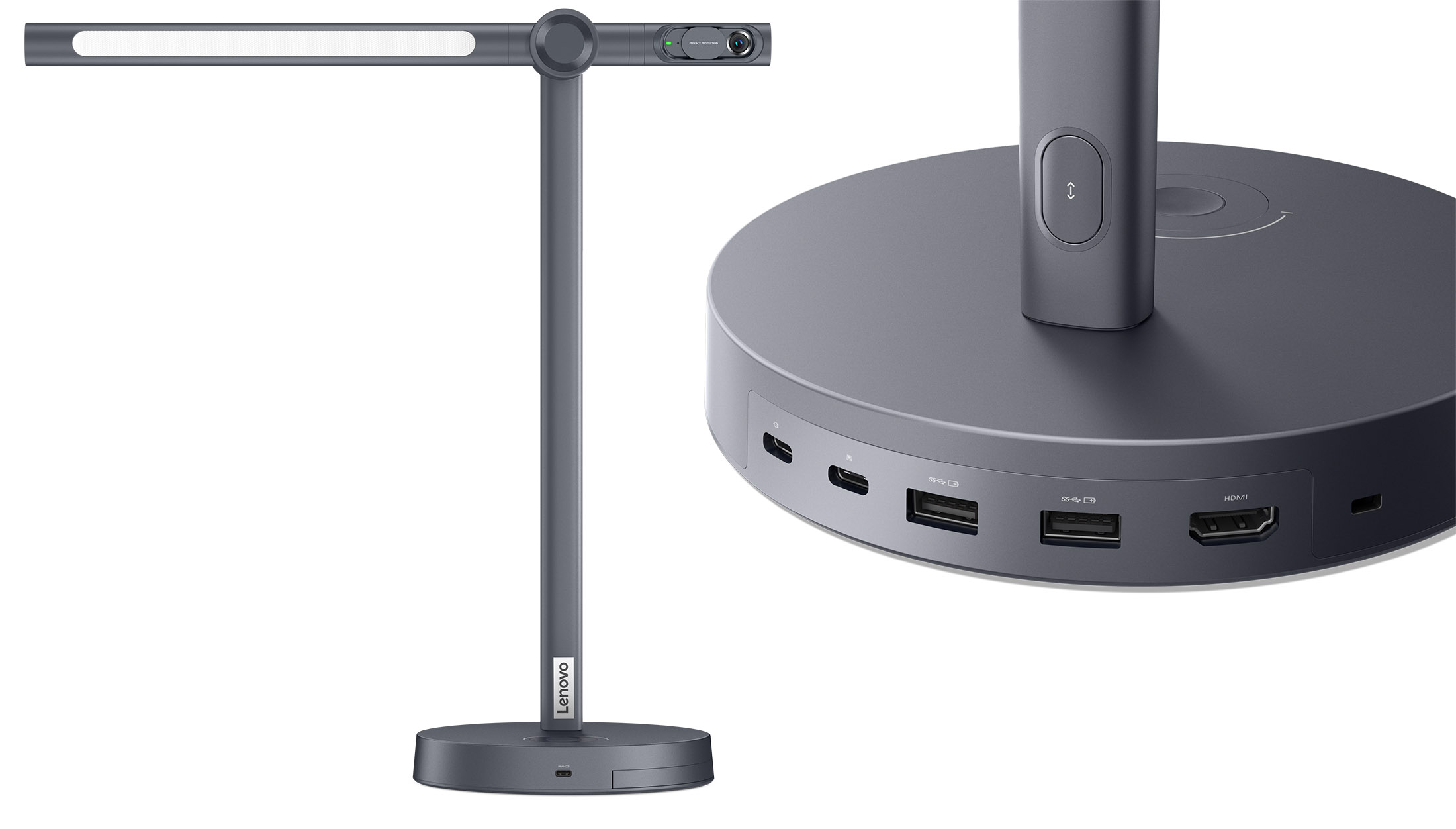 Lenovo Go Desk Station with webcam