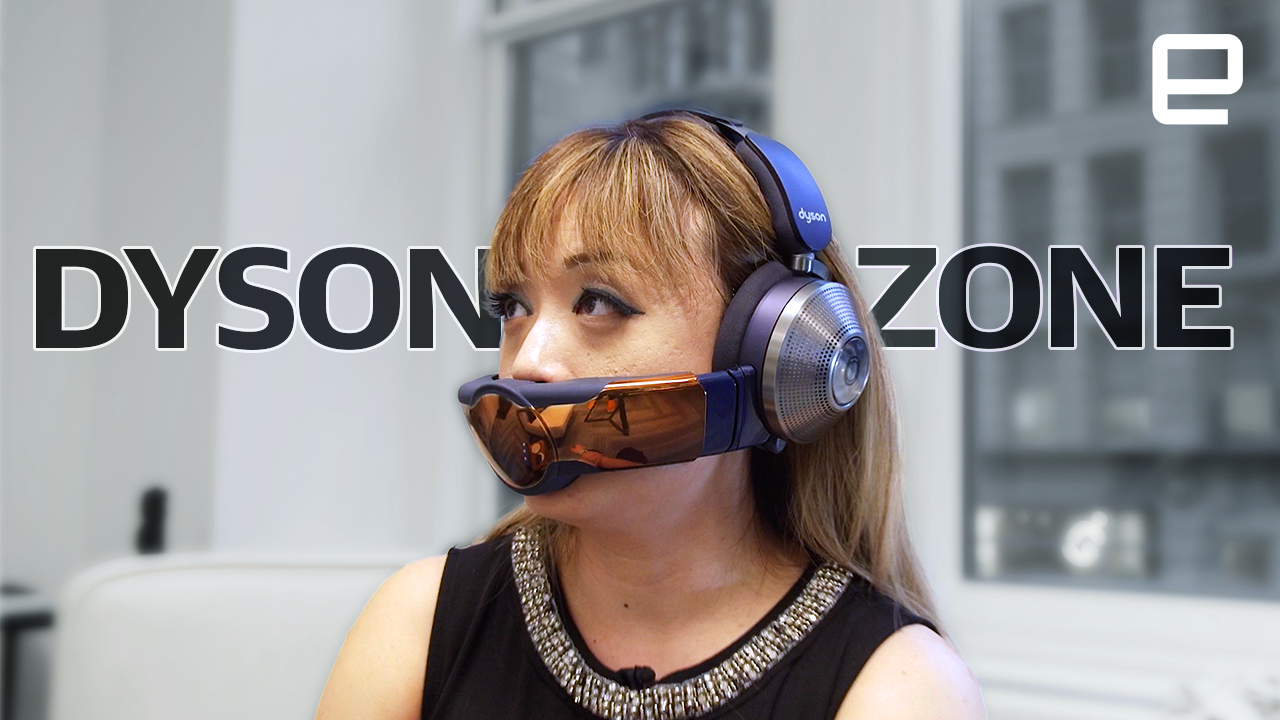 The Dyson Zone headset is comfy enough to sleep with, but still makes you look like Bane