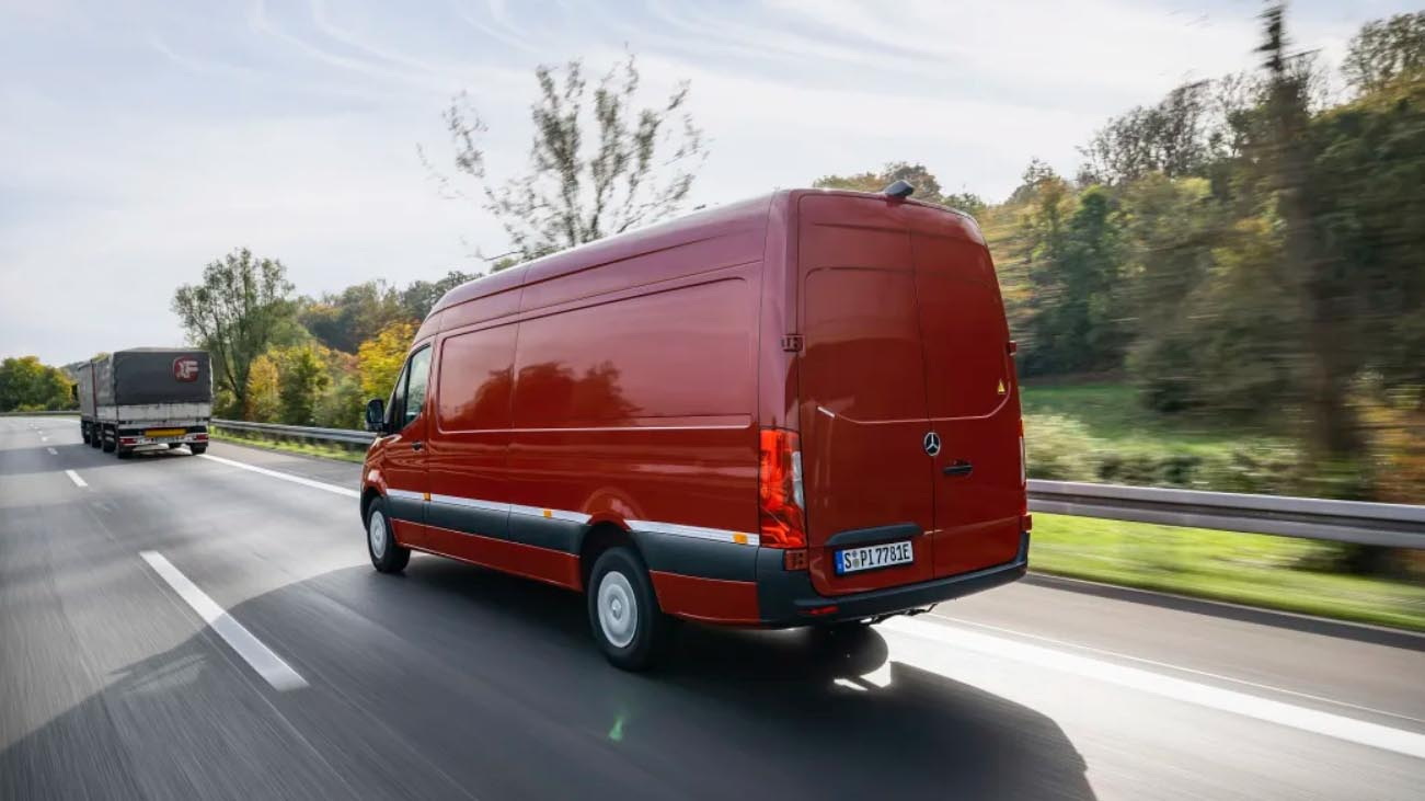 圖／不過這項上路測試，並沒有提到Mercedes-Benz eSprinter純電箱型商旅車內人數、貨物內容…等詳細載重情形。