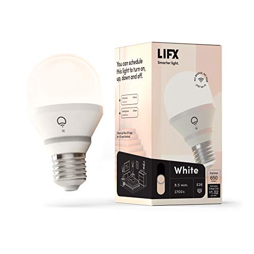 LIFX White A19 Wi-Fi Smart LED Light Bulb