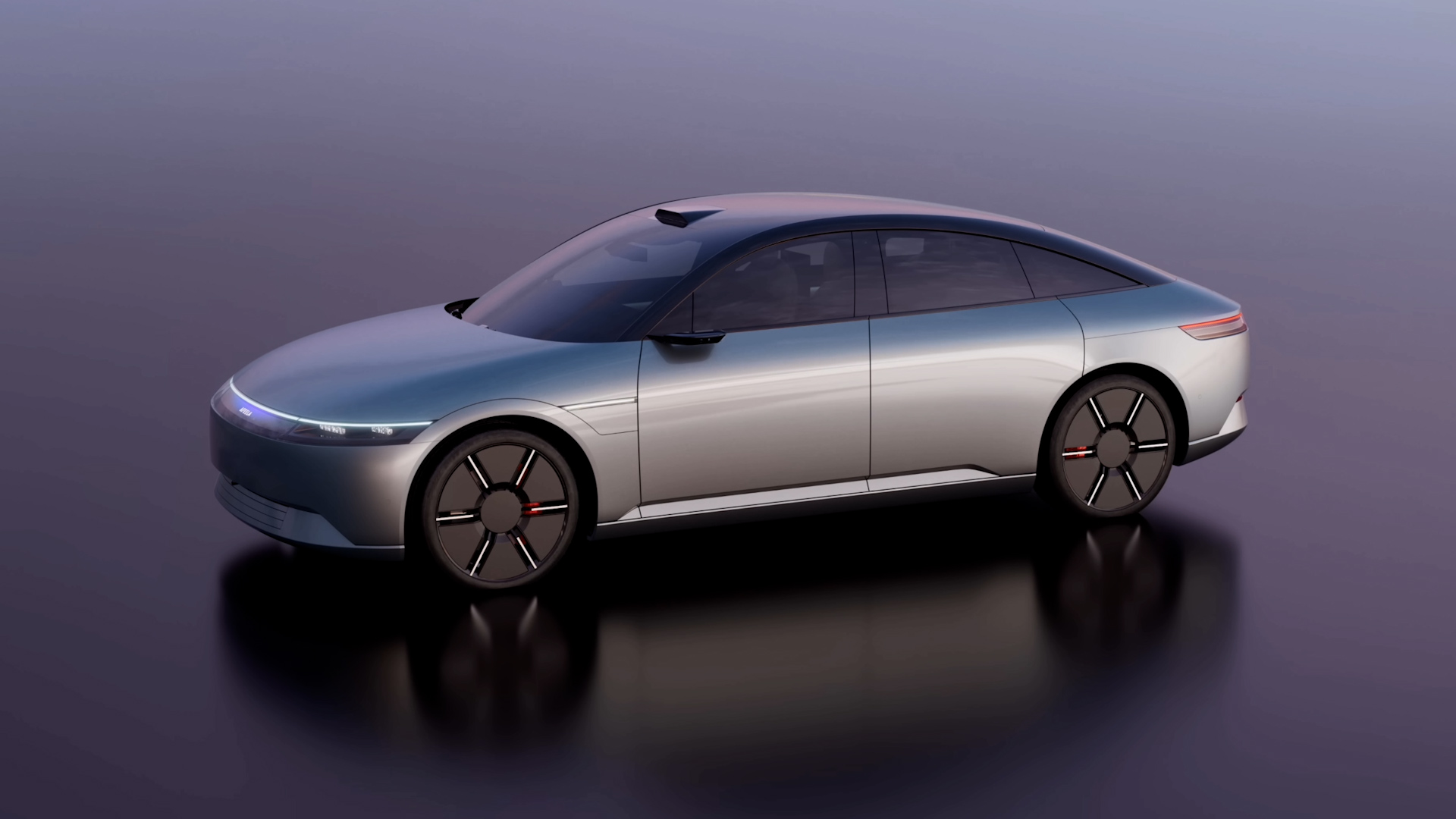 This electric vehicle is a minimalist sedan concept revealed at CES 2023