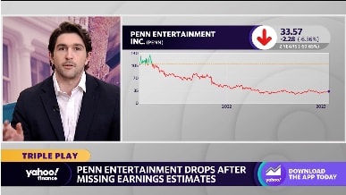 Penn Entertainment stock falls after missing earnings estimates