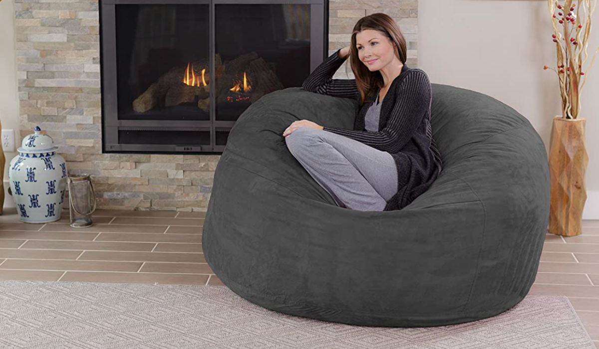 Chill Bag - Bean Bags Bean Bag Chair, 5-Feet, Black