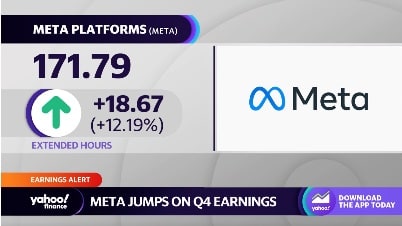 Meta stock jumps after hours on Q4 revenue beat, share buyback plans