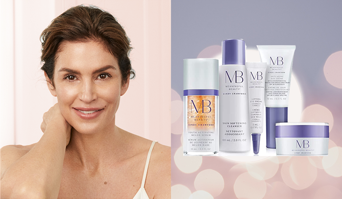 Cindy Crawford's Meaningful Beauty line is on sale at