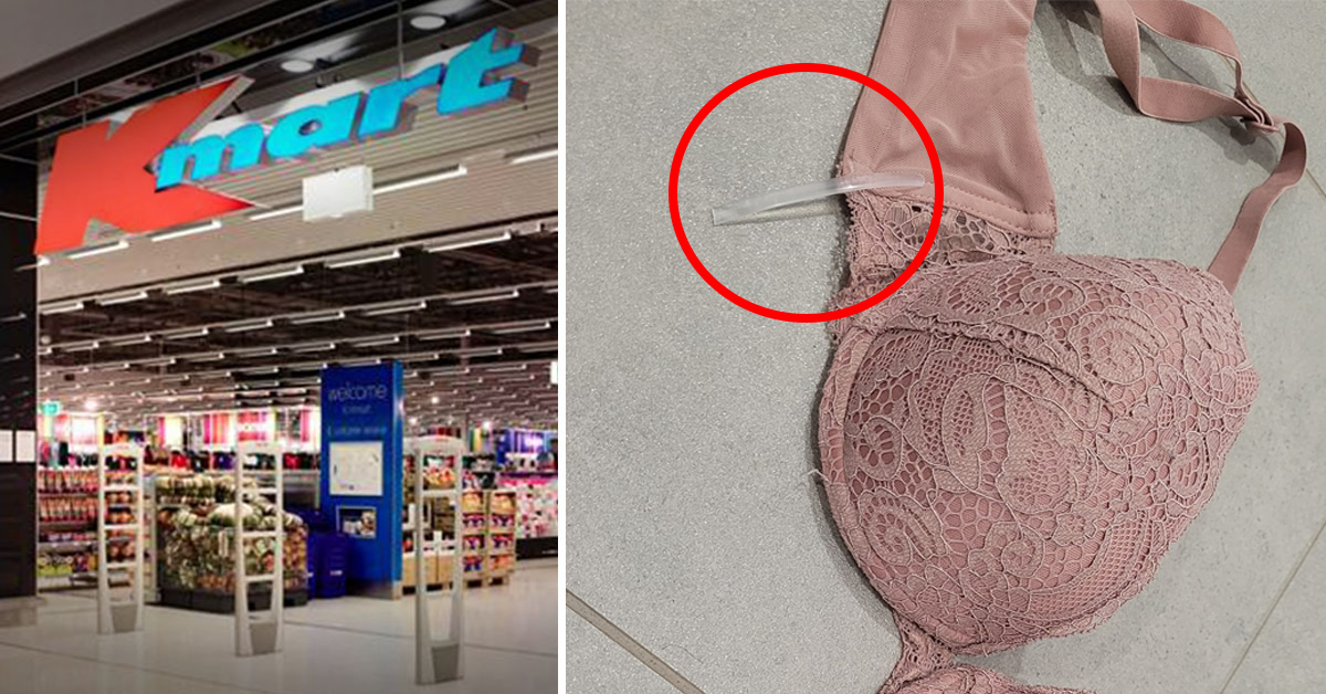 Sydney mother says Kmart bra split open in front of man