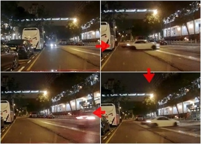 BMW Kwun Tong crashed into 3 taxis in a row and went to the parking lot to find the driver of the RV