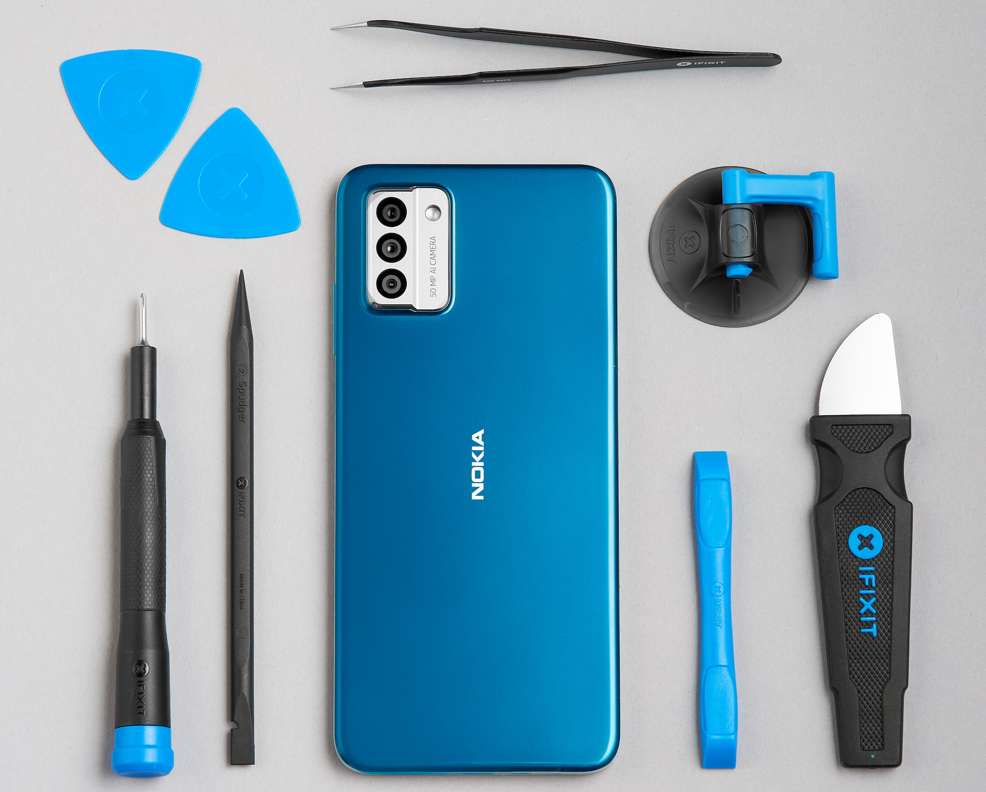 The Nokia G22 is HMD's first phone built with repairability in mind