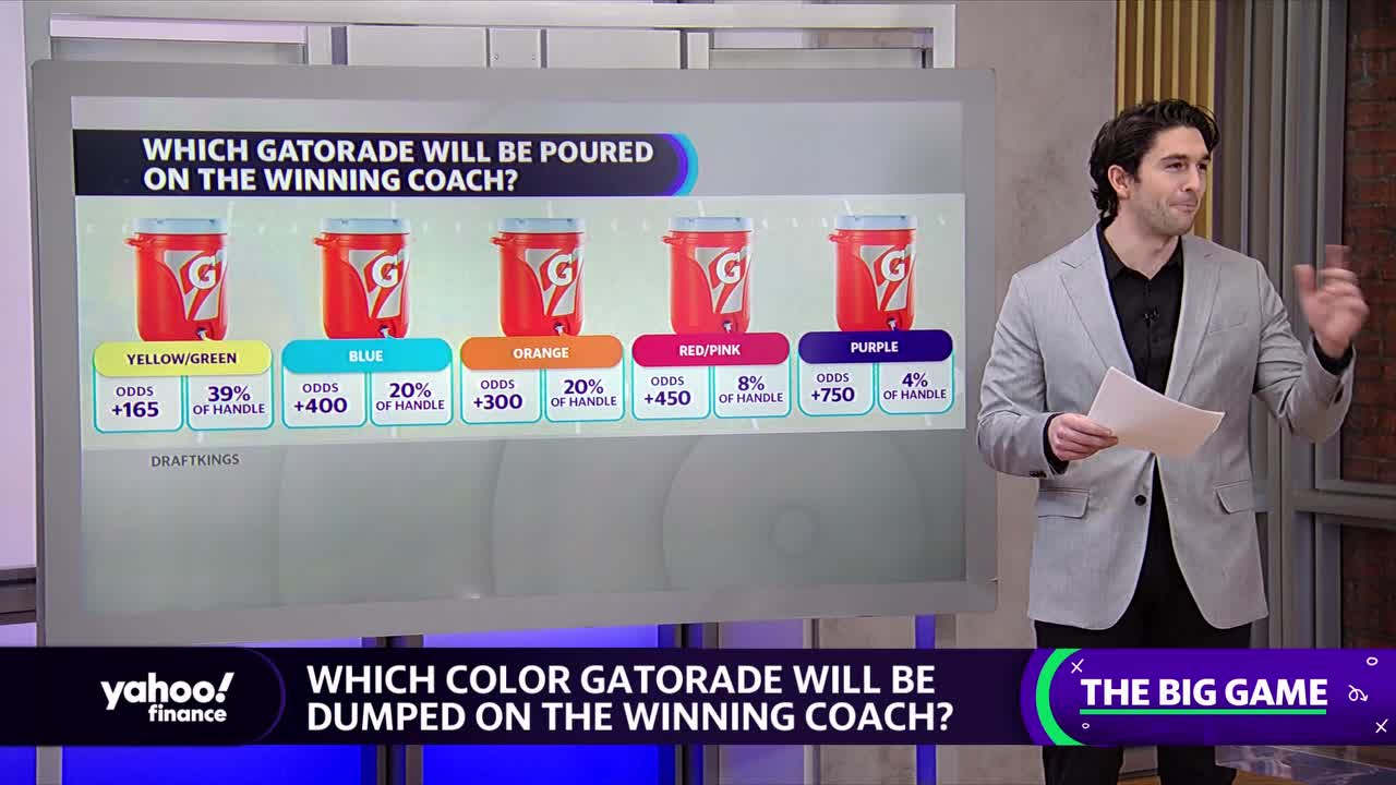 Super Bowl Gatorade color prop bet 2021: Odds for what color liquid will be  dumped on the winning coach - DraftKings Network