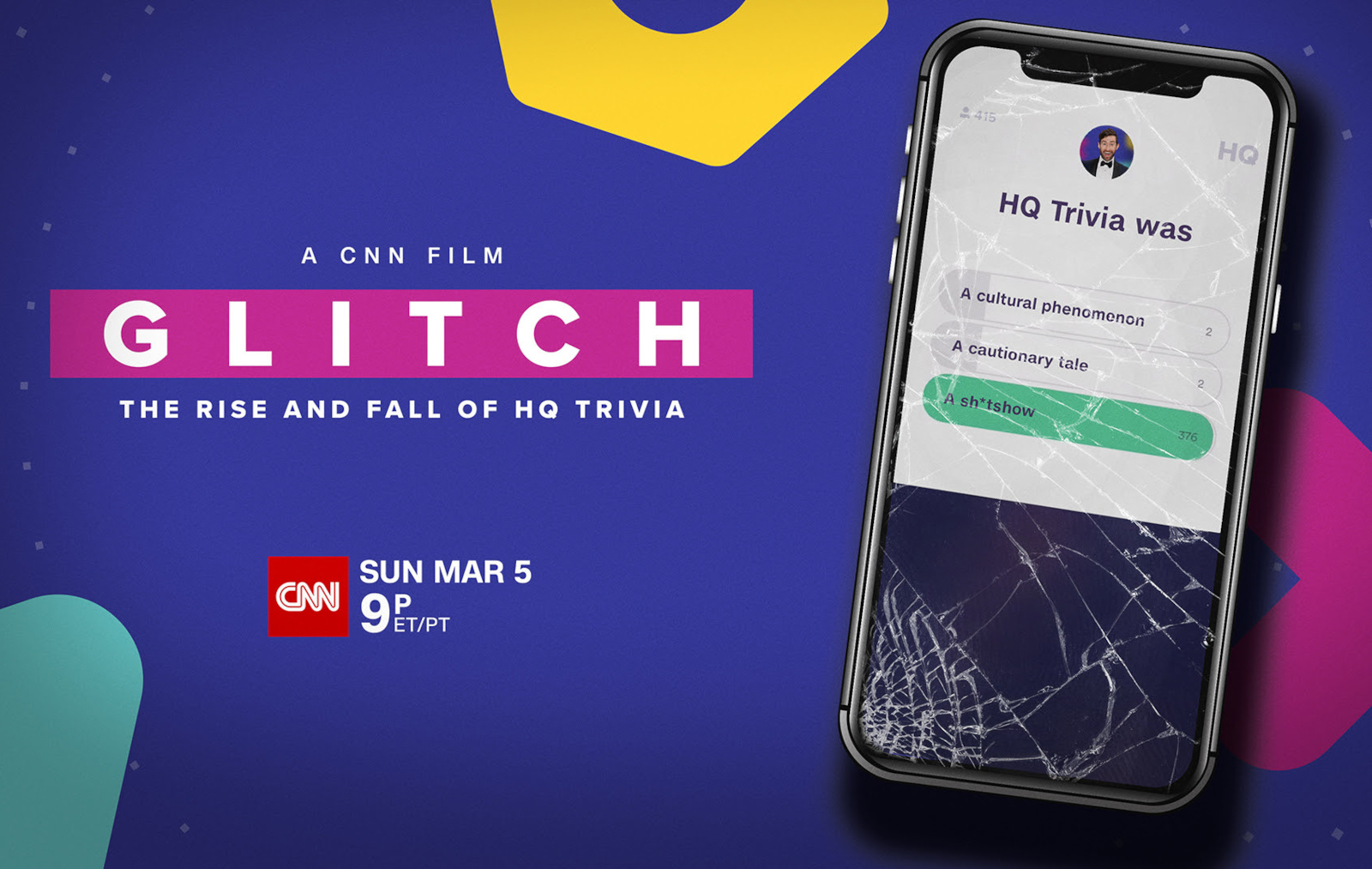 Watch the trailer for CNN's documentary on the rise and fall of HQ Trivia