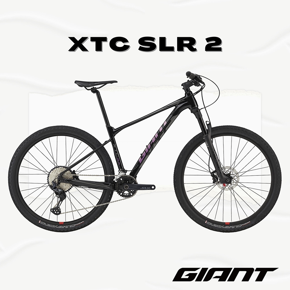 ▲GIANT XTC SLR 2 超輕鋁合金越野登山自行車，使用可鎖死避震前叉。（圖片來源：Yahoo購物中心）