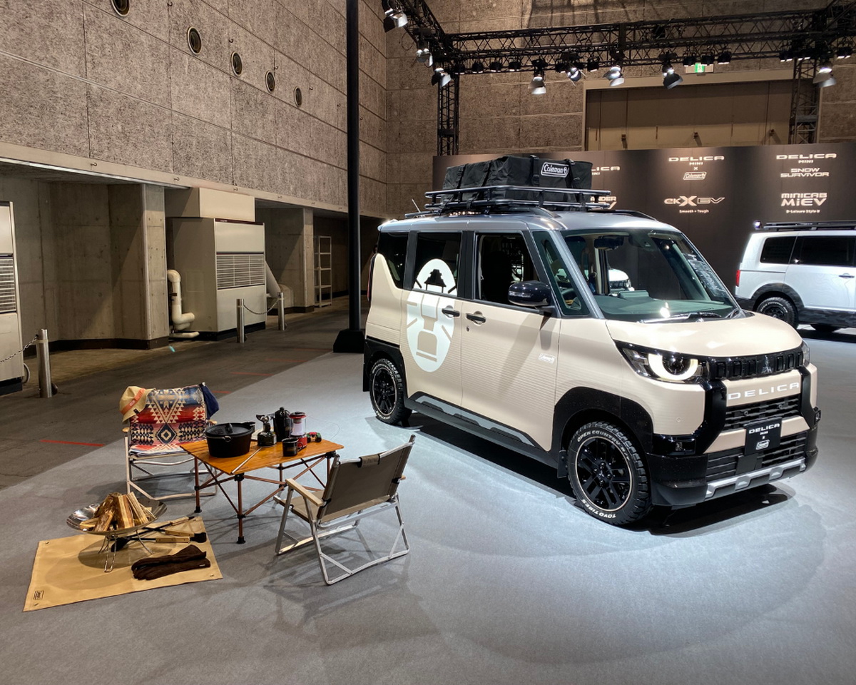 圖／Mitsubishi與百年露營品牌Coleman合作推Delica Mini聯名車 