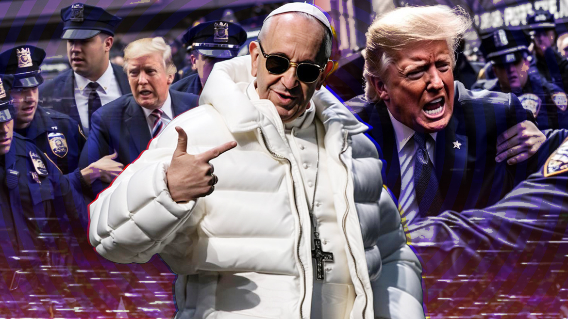 from 'puffy pope' to trump's arrest & russia's blue plague, fake AI images  are going viral