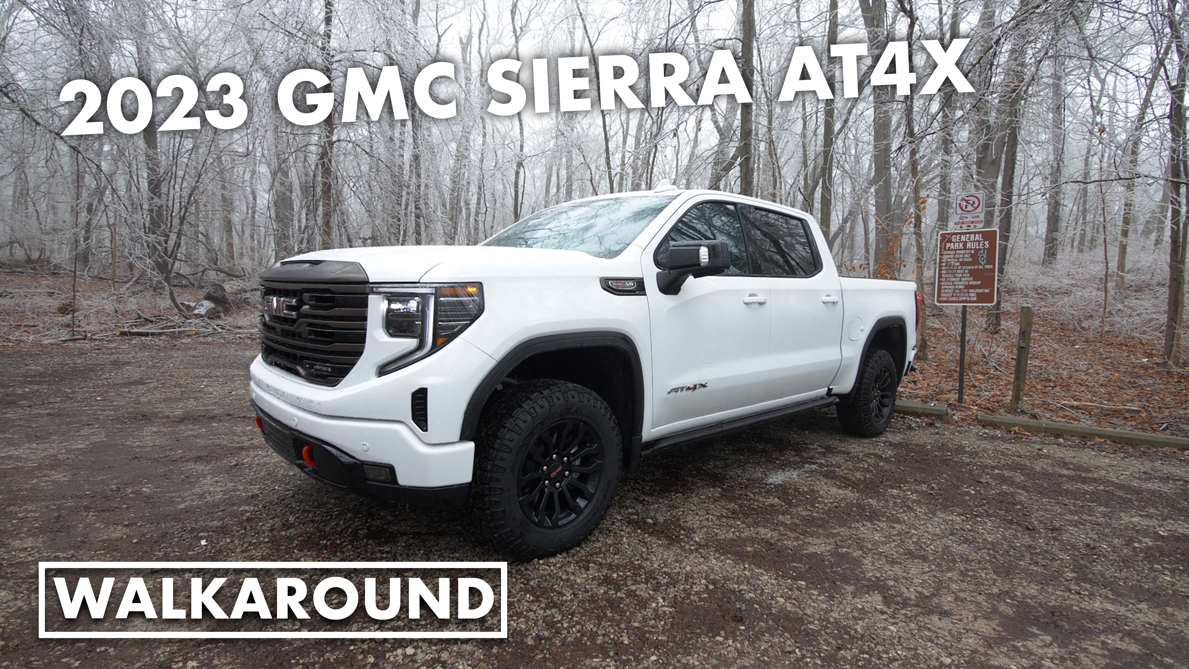 2023 GMC Sierra AT4X interior and exterior walkaround review Autoblog