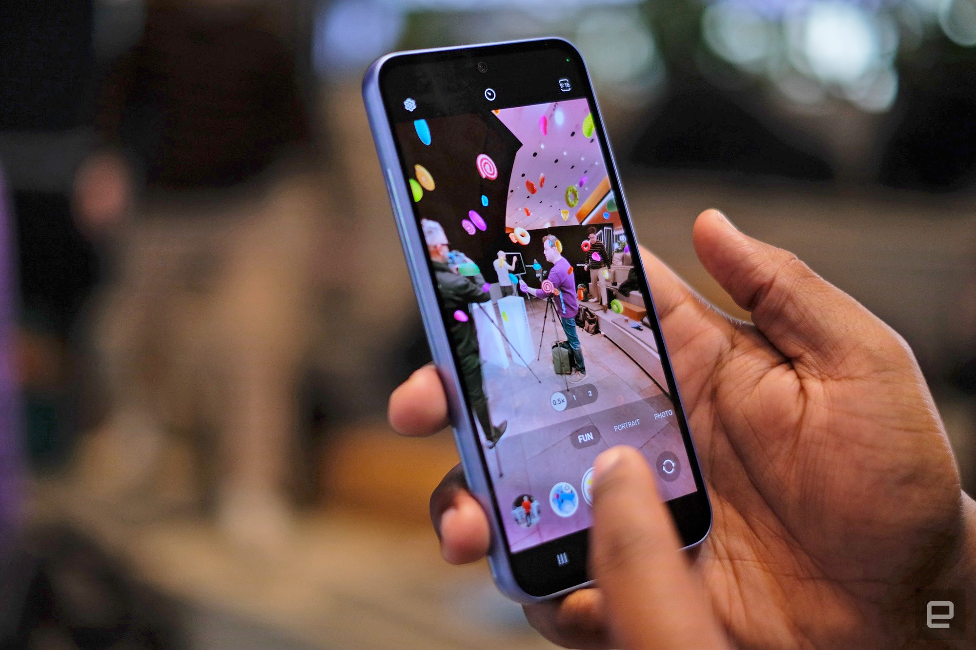 Samsung’s Galaxy A54 has a bright 1,000-nit display and looks more like a flagship phone