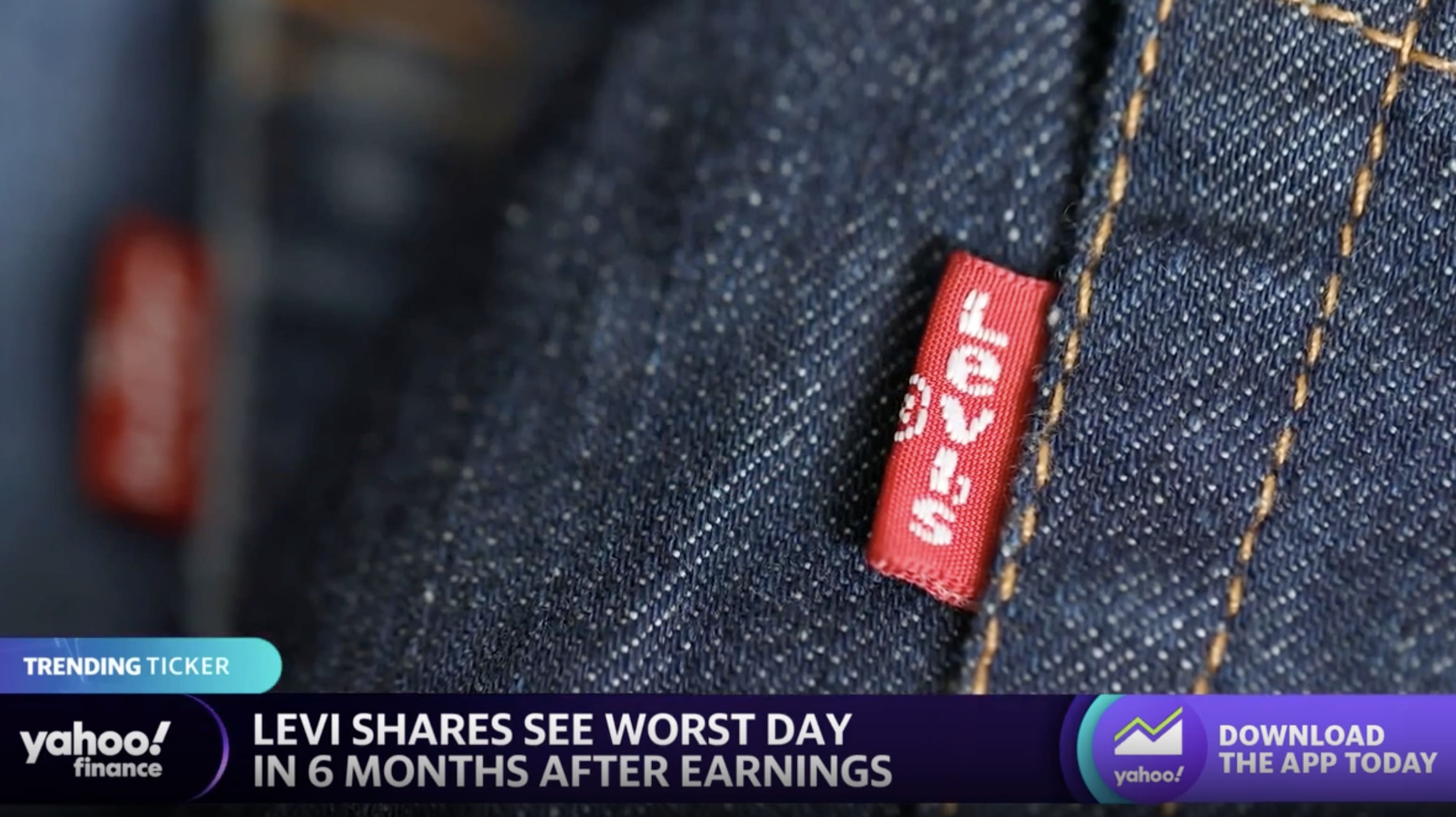 Levi Strauss stock falls to see worst day in six months