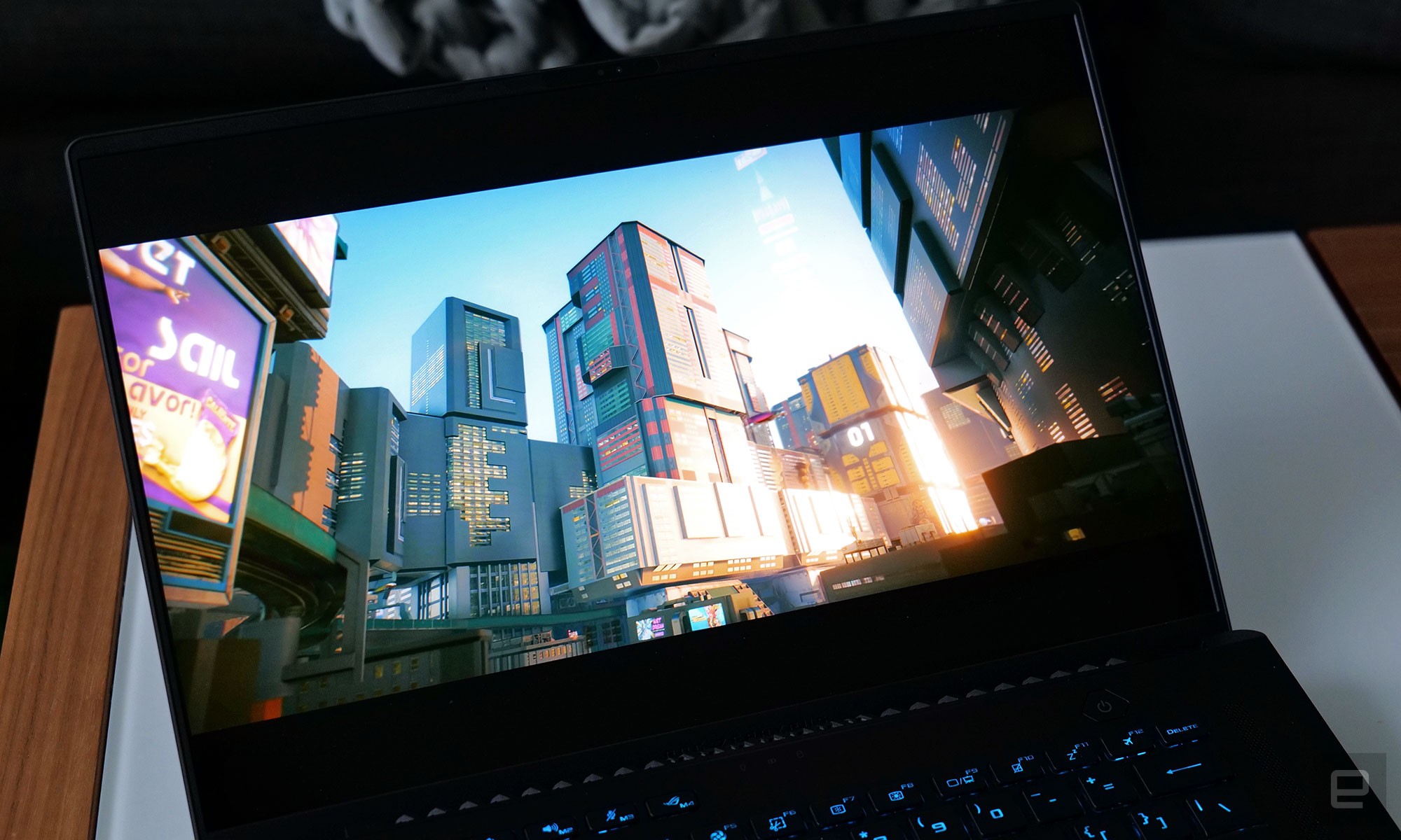 For 2023, the new Mini LED screen on the ASUS ROG Zephyrus M16 features 1,024 local dimming zones along with a peak brightness of up to 1,100 nits. 