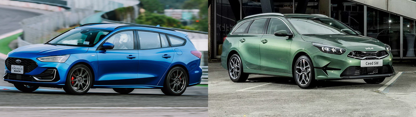 圖／Ford Focus Wagon EcoBoost 182 ST-Line Vignale與Kia Ceed Sportswagon MHEV歐系人氣美型跑旅對決。