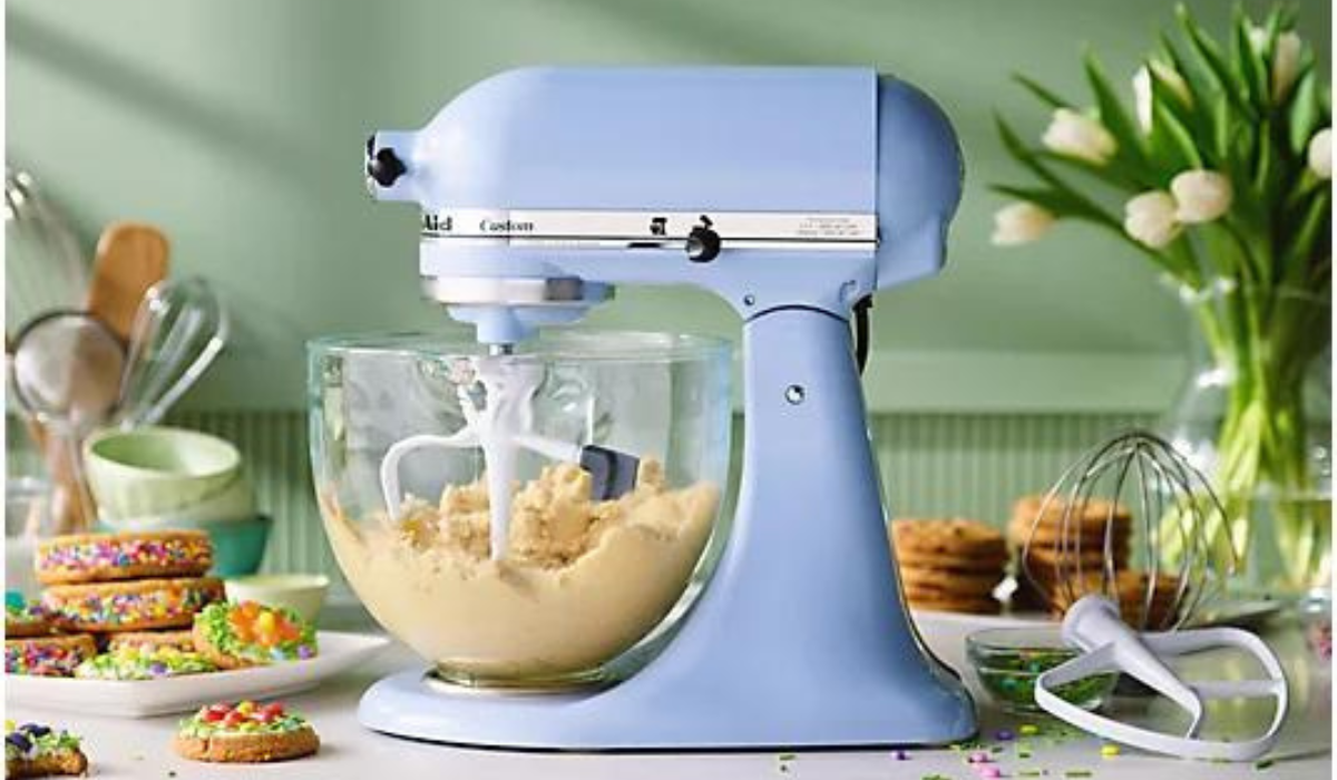 KitchenAid 5-Quart Stand Mixer with Glass Bowl and Flex Edge