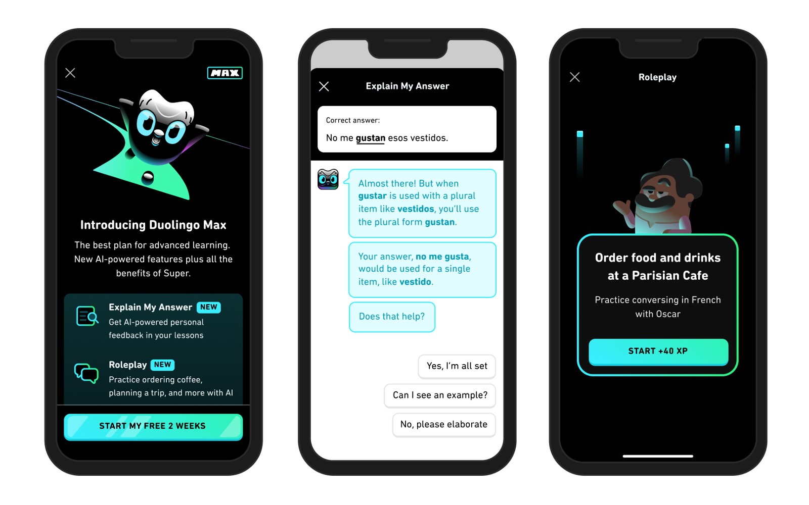 Duolingo's Max plan offers AI tutoring for $30 per month