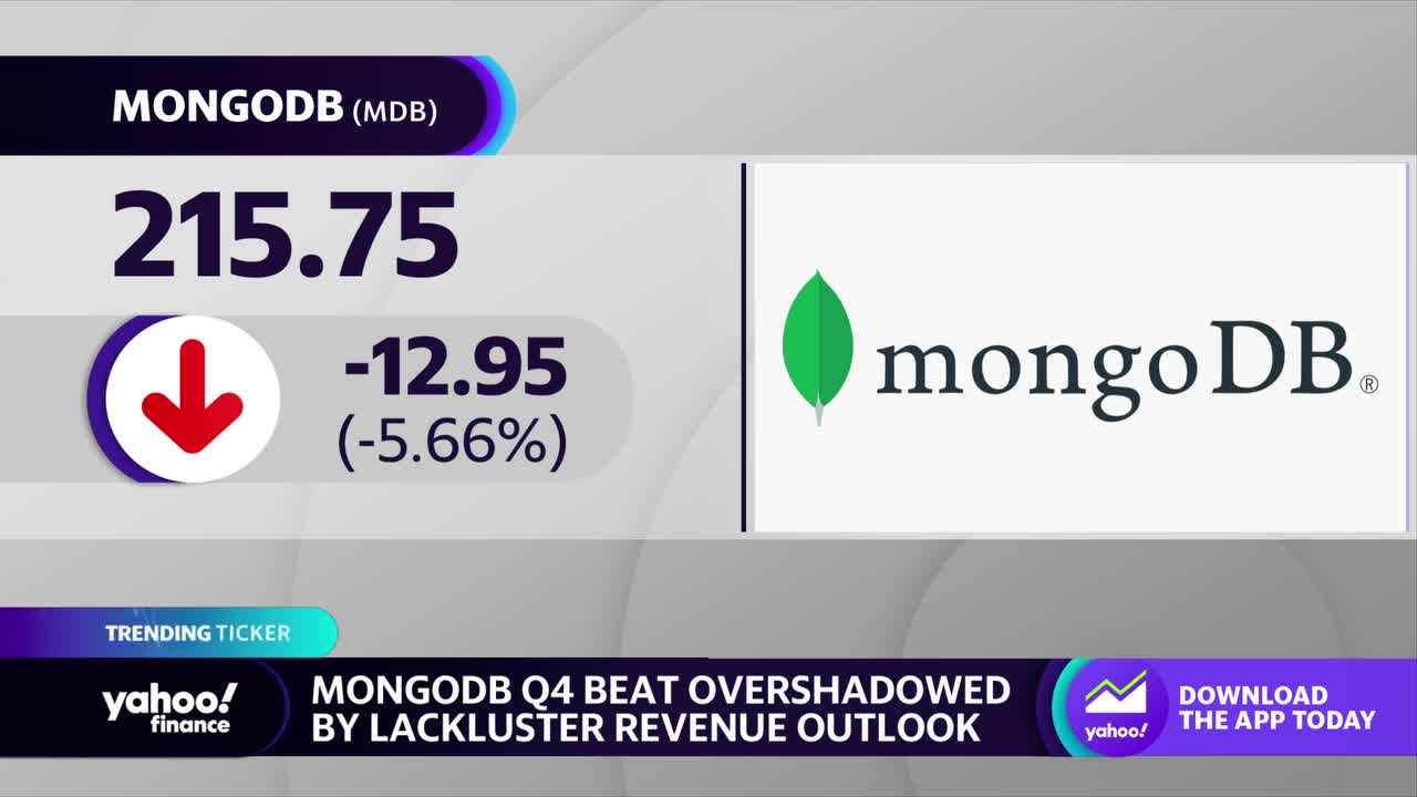 MongoDB stock Q4 beat
