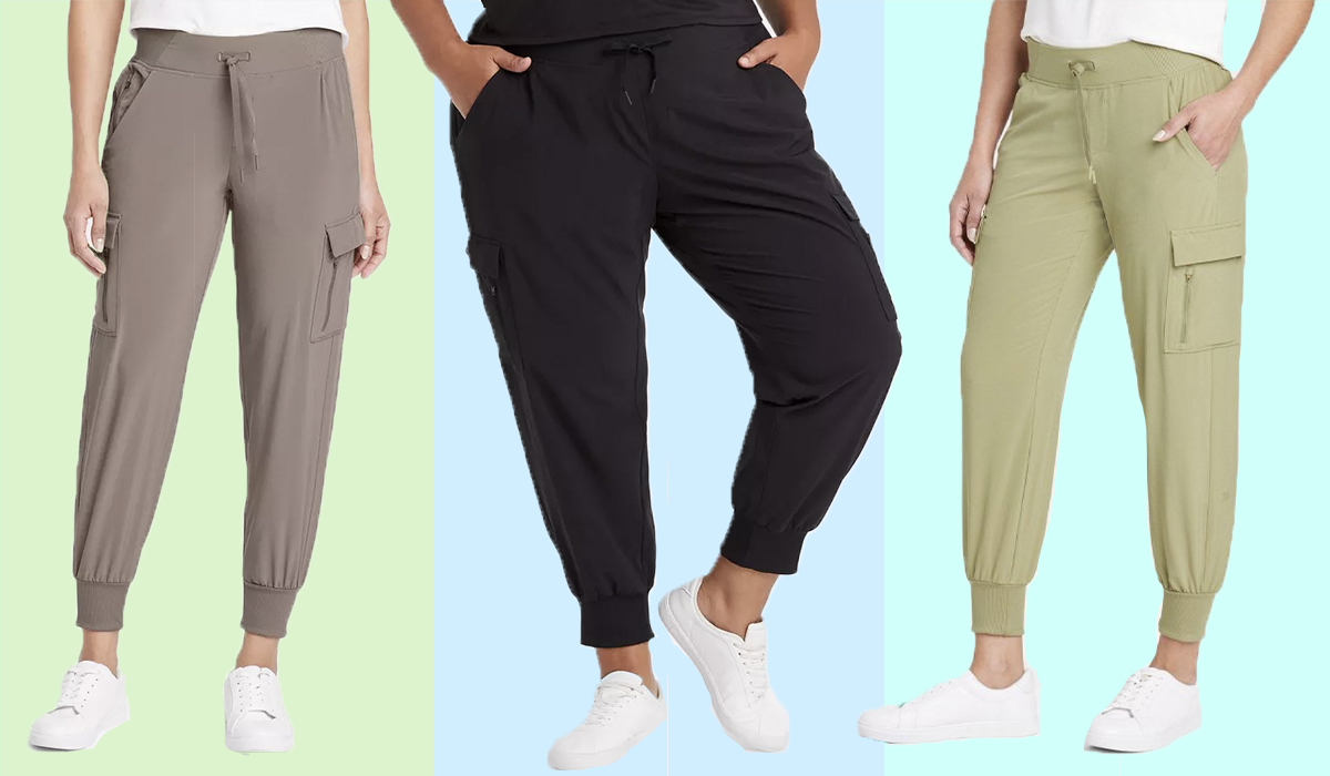 All In Motion tapered cargo pants are back in stock at Target