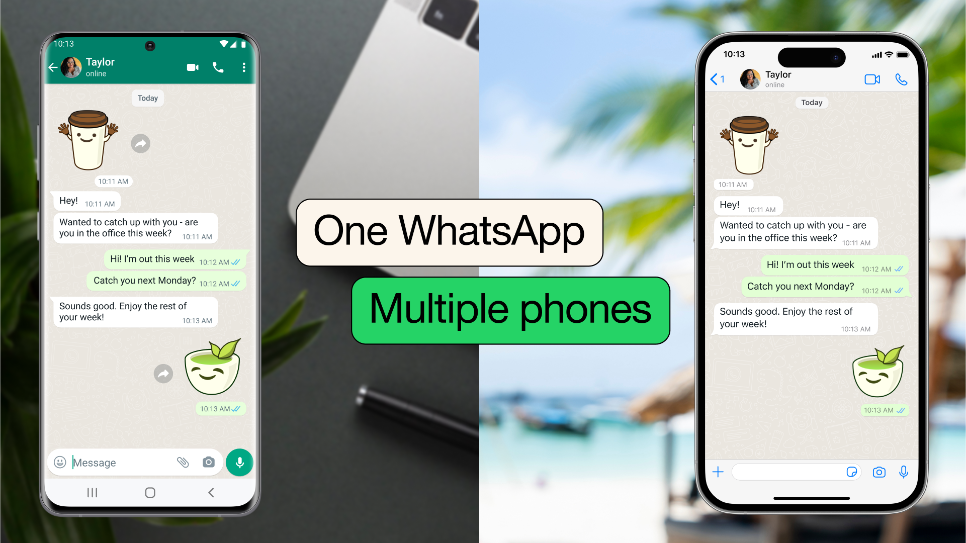 WhatsApp 现在可让您在多部手机上使用您的帐户