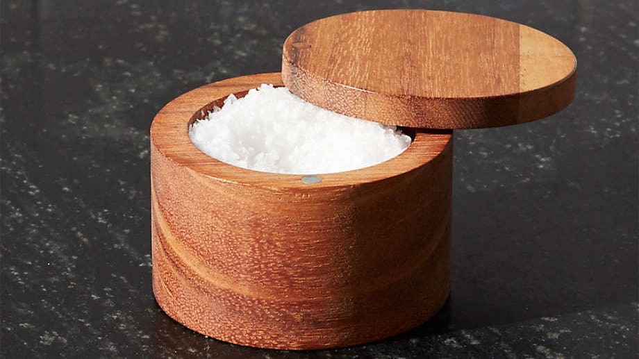 Acacia Salt Cellar