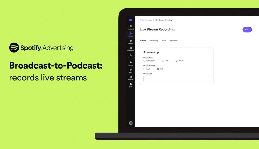 Spotify's latest publishing tool can quickly turn streams into podcasts