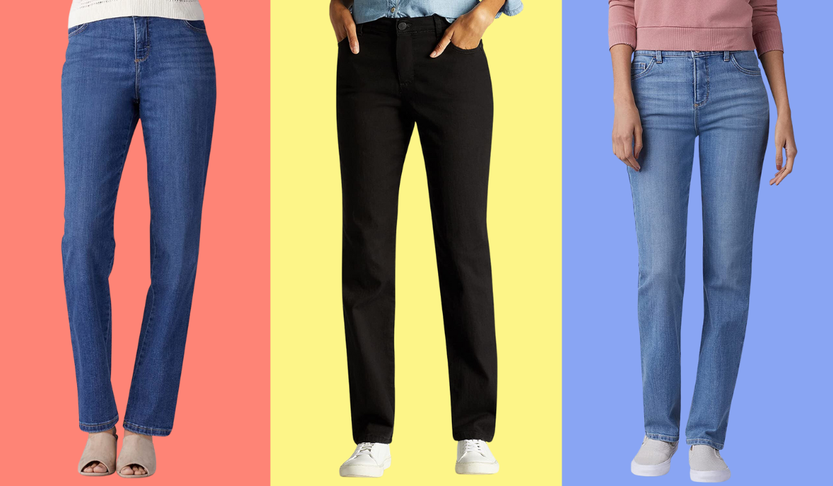 Rock these jeans, mama! Lee's 'slim and sleek' pair for women over