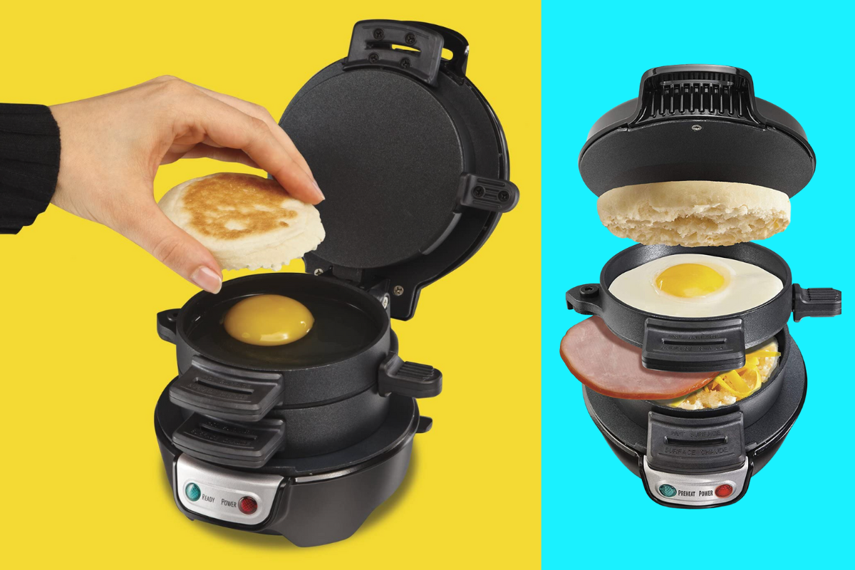 This Hamilton Beach breakfast sandwich maker changed my mornings