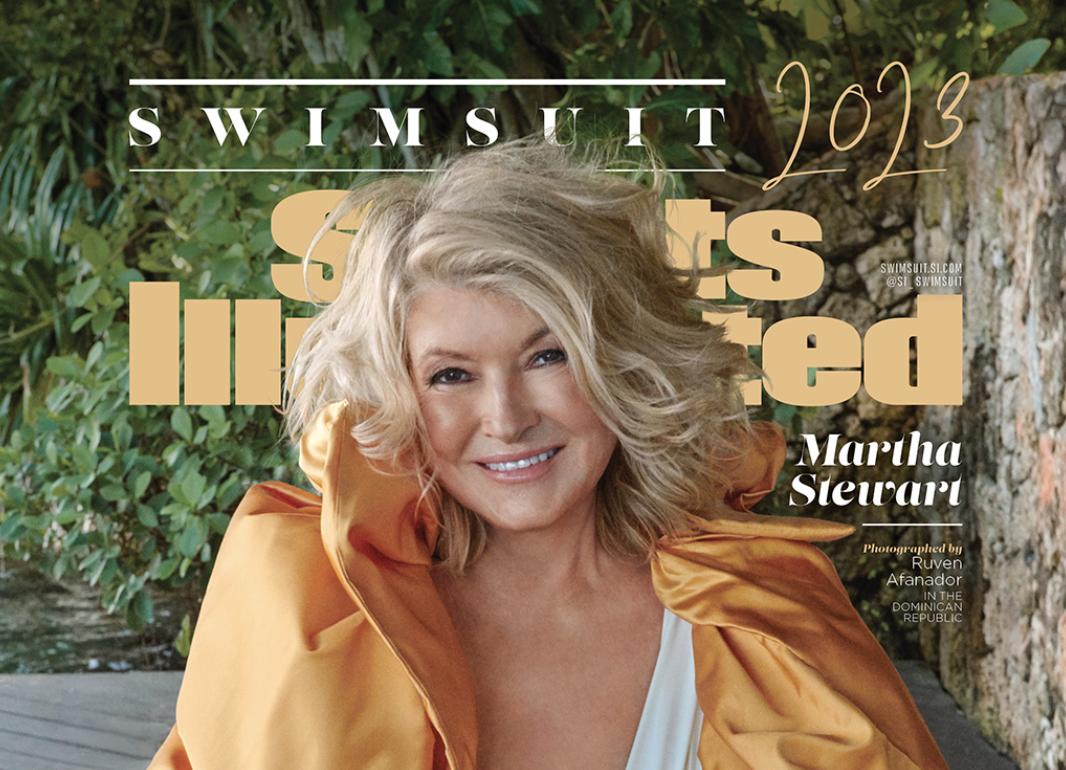 Martha Stewart is the oldest Sports Illustrated Swimsuit cover model at 81