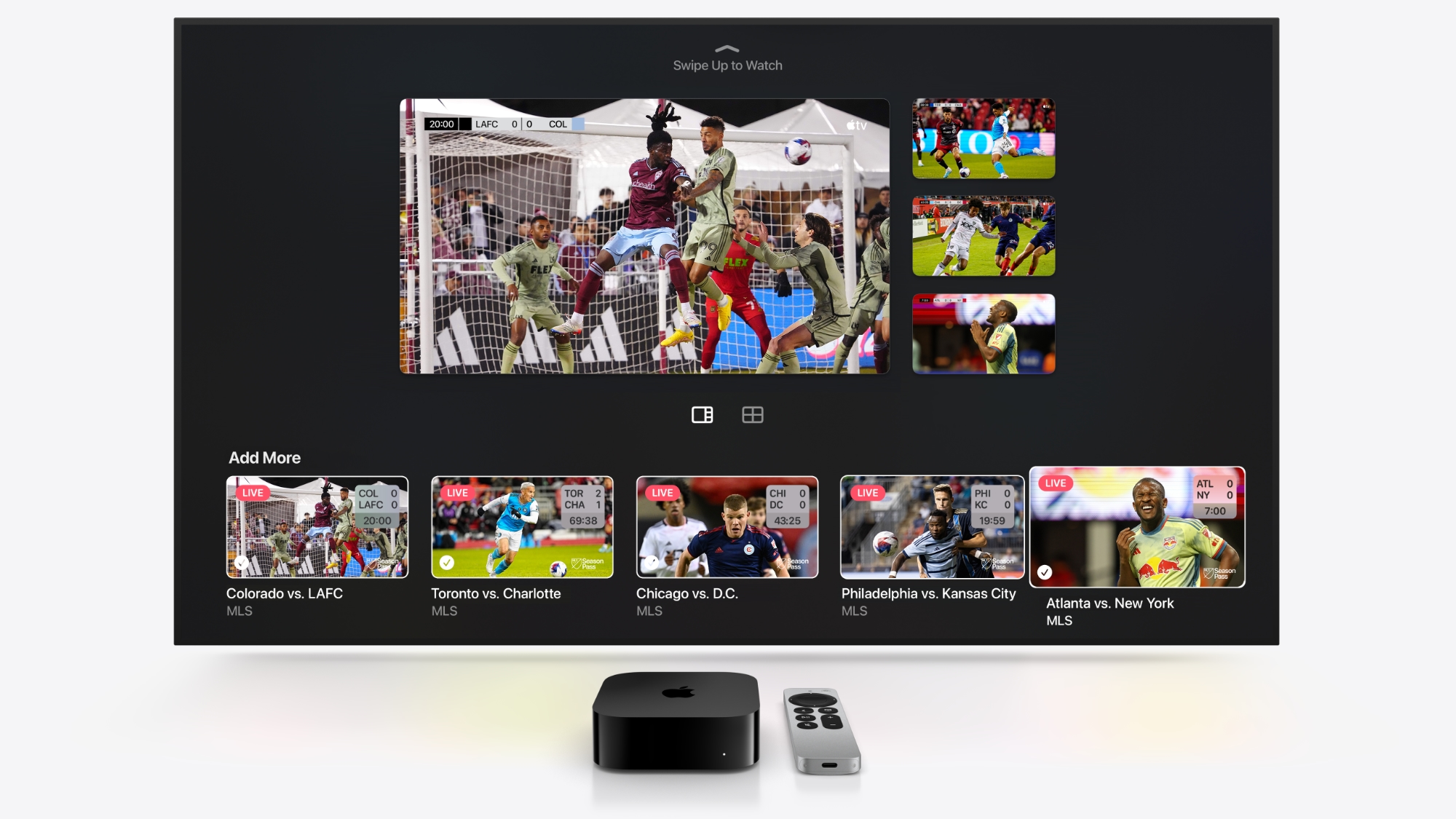 Apple TV adds multiview for live sports