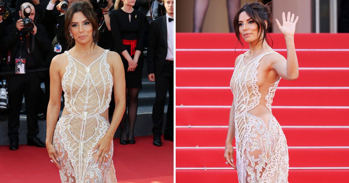 Eva Longoria is nearly nude in sheer dress at 2023 Cannes Film Festival