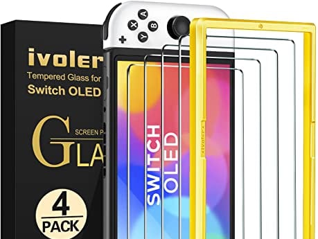 iVoler Tempered Glass Screen Protector Designed for Nintendo Switch