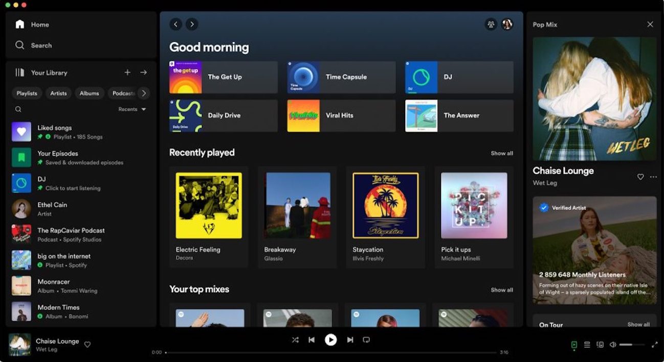 Spotify Desktop app gets a new look and upgraded library features