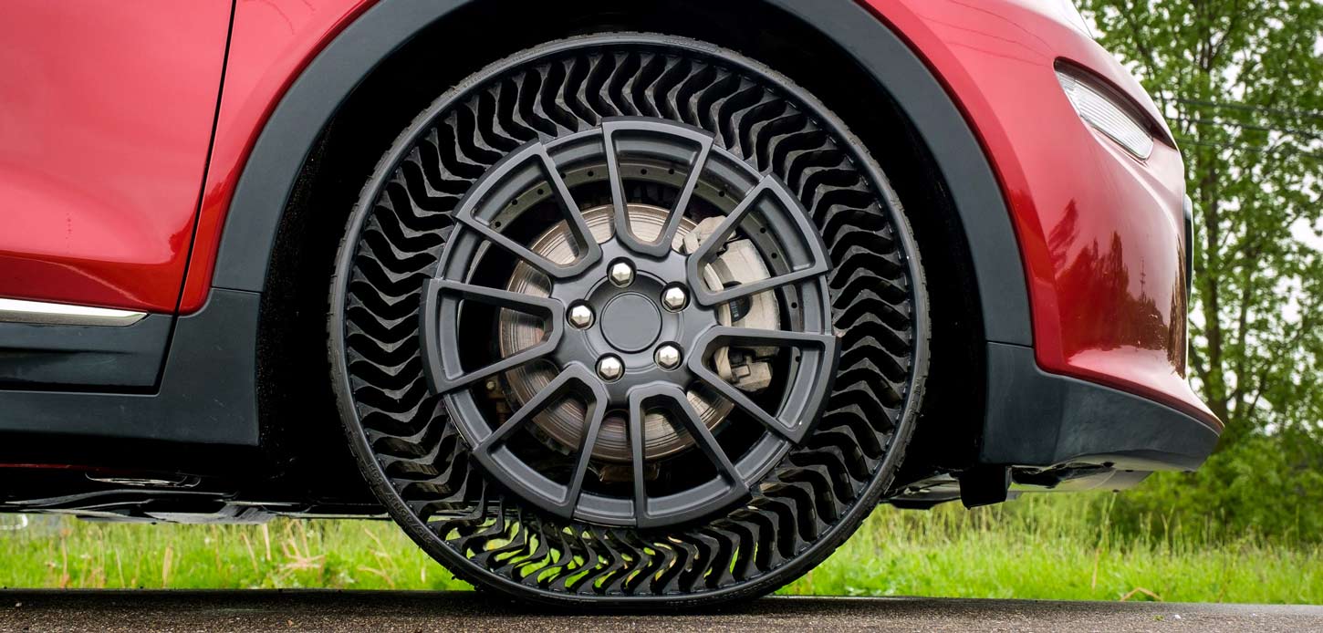 Michelin米其林與GM通用汽車將在2024年推出採用Uptis的車款。圖片摘自：Michelin