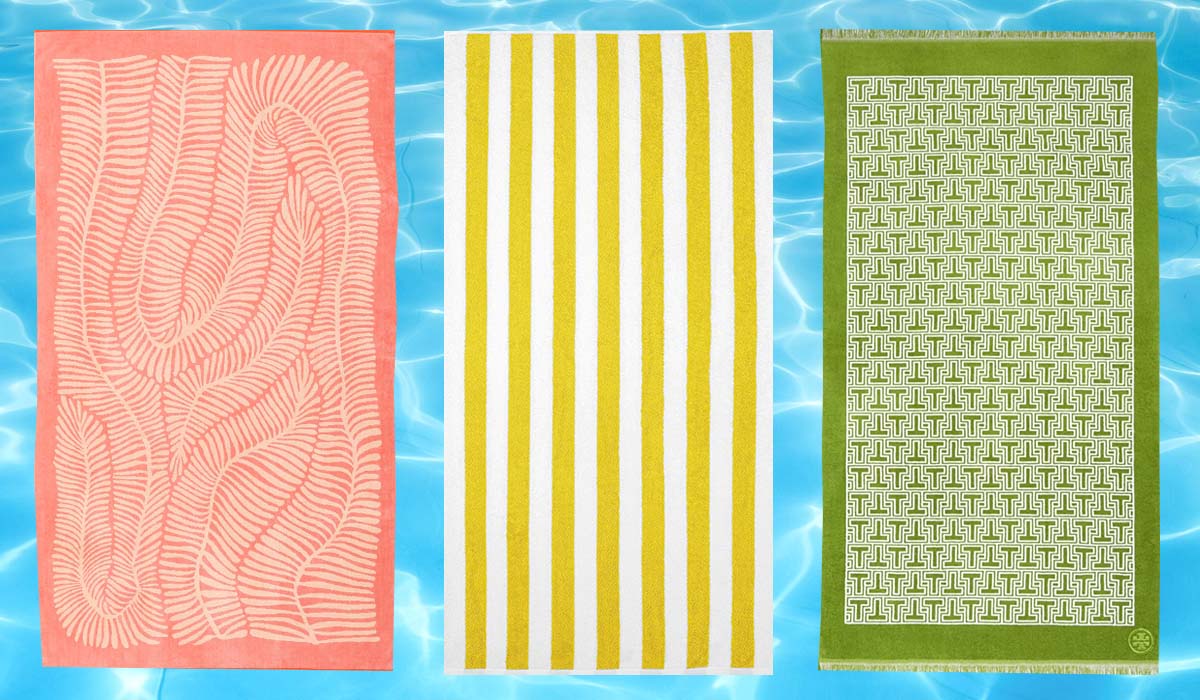 Oversized Cabana Stripe Beach Towels | Novia Collection by Great Bay Home