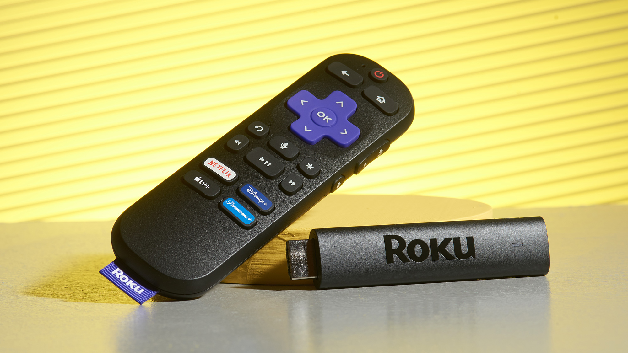 Palo de transmisión Roku 4K