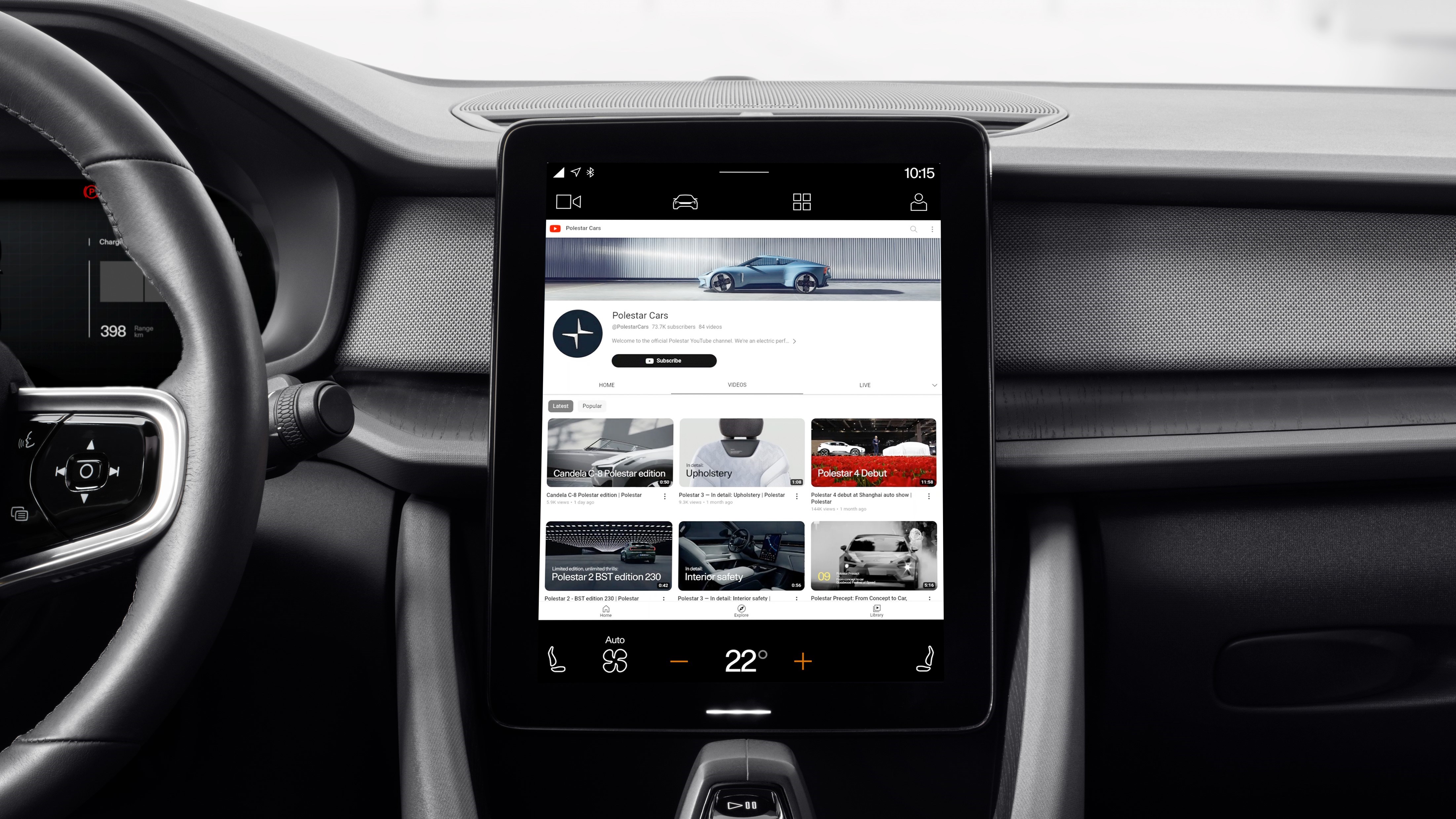 Polestar 2 update adds YouTube integration and new CarPlay features