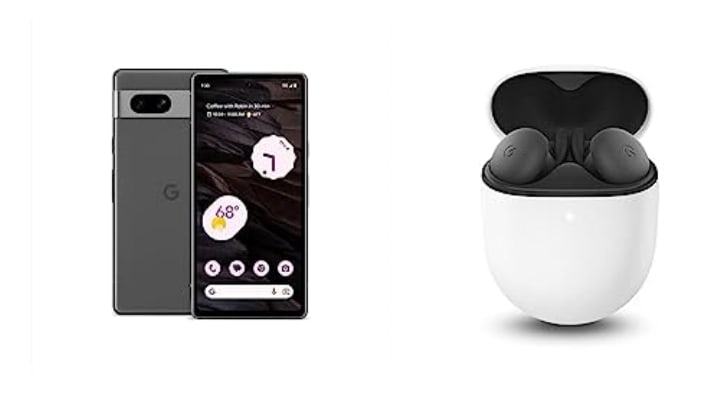 Google Pixel 7a + Pixel Buds A-Series