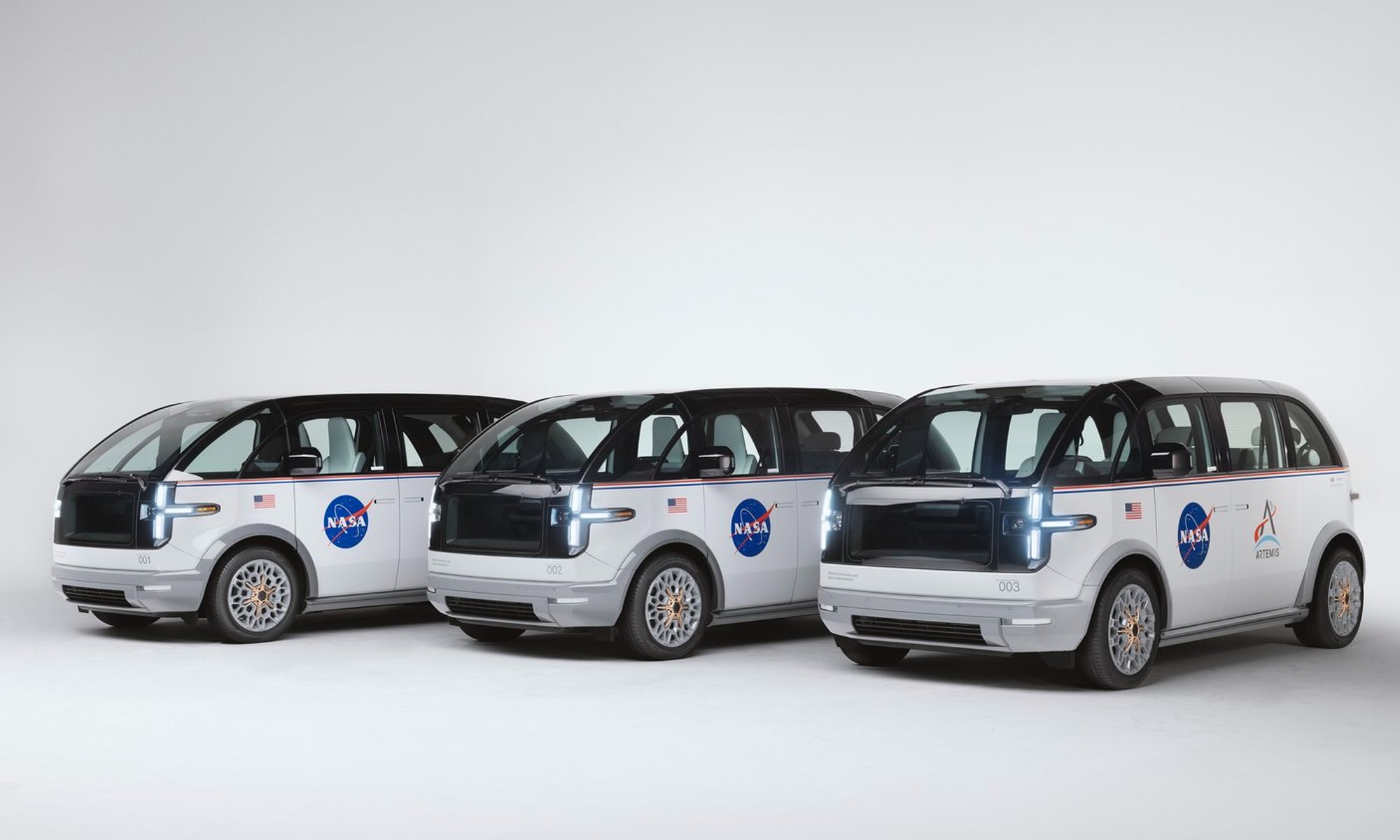 Canoo Introduces Adorable Trio of EVs for Transporting NASA’s Artemis 2 Astronauts to the SLS