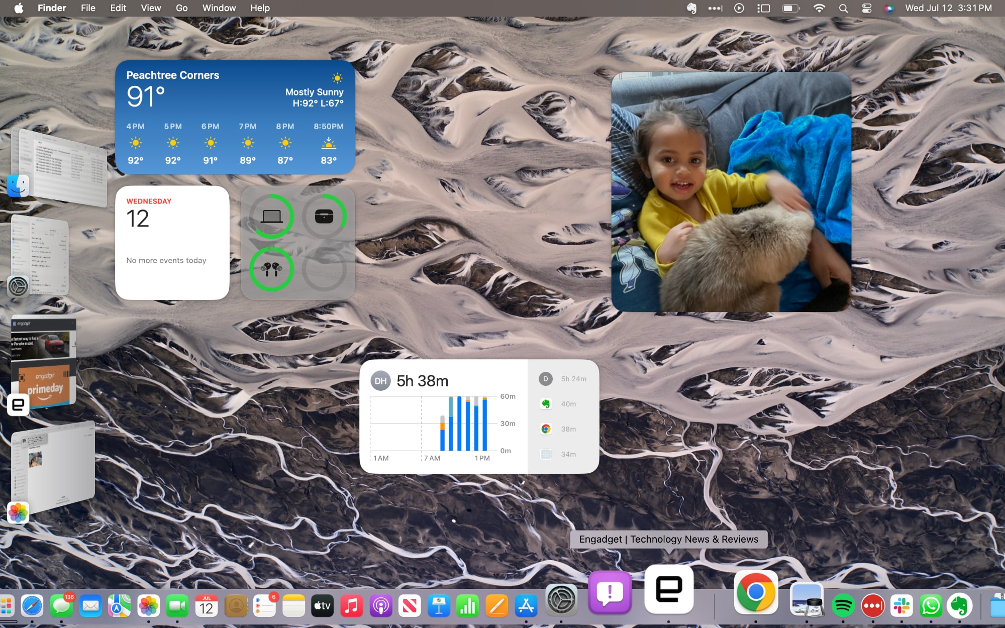 Vista previa de macOS Sonoma: para aficionados a los widgets