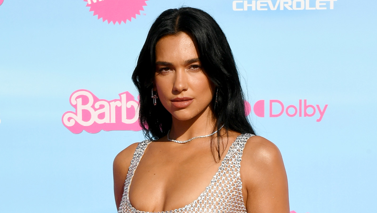 Fashion, Shopping & Style, Dua Lipa Goes Braless In Totally Sheer Naked  Dress for Barbie Premiere